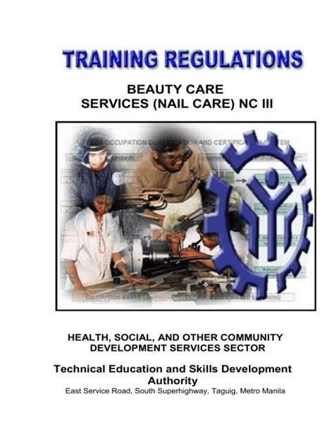 BEAUTY CARE SERVICES (NAIL CARE) NC III .